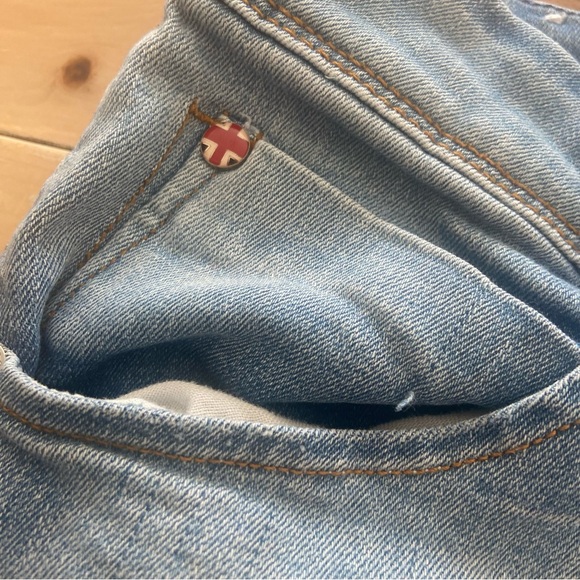 Hudson Collin Skinny Jeans Women’s Size 31 Denim Back Pocket Closure Buttons - Picture 7 of 10